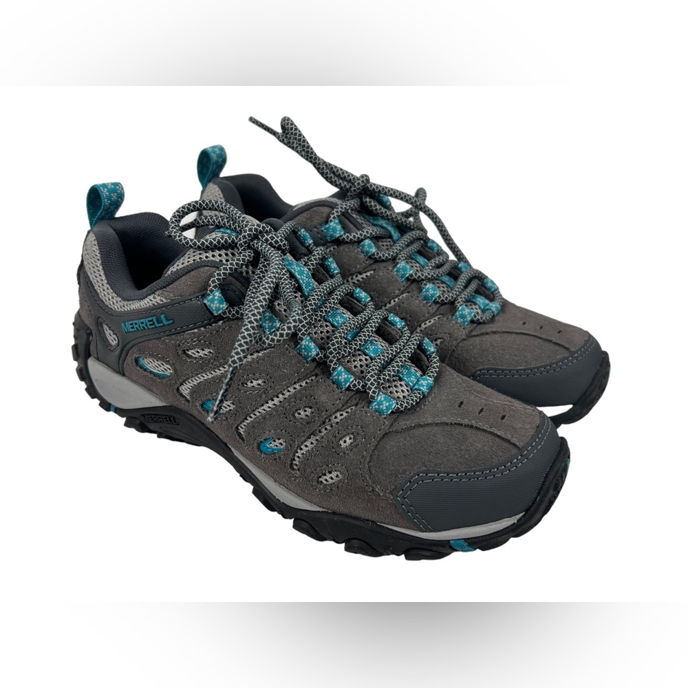 Merrell Womens US 7.5 Crosslander 2 Hiking Shoe Gray Blue J599562
